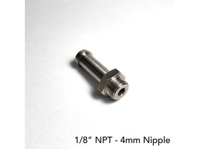 Ticon 4mm Nipple Type 32mm OAL 1/8in NPT Fitting - 124-04001-1032