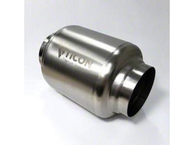 Ticon 7in OAL 2.5in In/Out Ultralight Titanium Muffler - 116-06333-0000