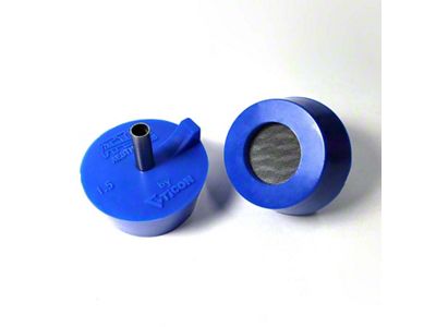 Ticon Header Silicone Purge Plug Red