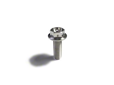 Ticon Titanium Bolt Flanged M10x25x1.5TP 14mm 6pt Head Drilled - 126-00615-0525