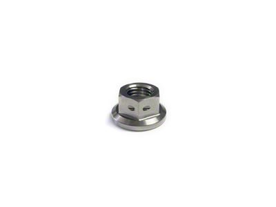 Ticon Titanium Nut Flanged M10x1.5TP 14mm 6pt Head Drilled - 126-10615-0510