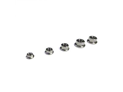 Ticon Titanium Nut Flanged M5x.8TP 8mm 6pt Head - 126-10312-0110
