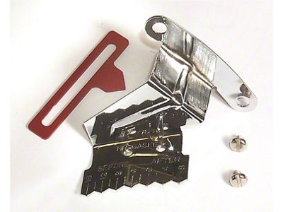 Mr. Gasket Timing Tab; w/Adjustable Pointer; 8 in. Balancer; - 4598