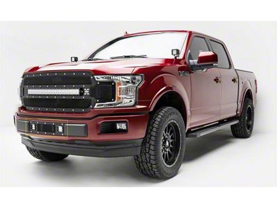 T-REX Grilles Torch Bumper Grille, Black, Mild Steel, 1 Pc, Replacement - 6325791