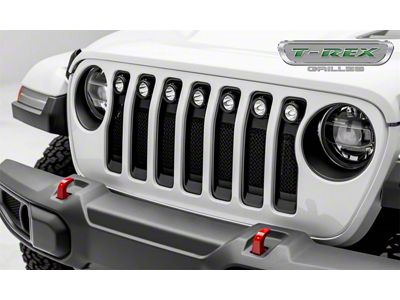 T-REX Grilles Torch Grille, Black, Mild Steel, 1 Pc, Insert - 6314941