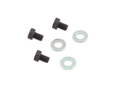 Mr. Gasket Torque Converter To Flex Plate Bolts; 3/8 in.-16 x 0.5 in.; 3 pc.; GM TH400; - 6715
