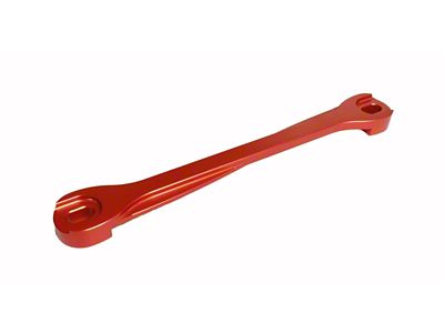 Torque Solution Billet Battery Tie Down: Subaru WRX/STi/Legacy/Forester/Outback Red - TS-SU-013R