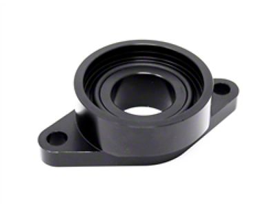 Torque Solution Billet Stock to Blowoff Valve Adapter Black - TS-1G-HKS-BK