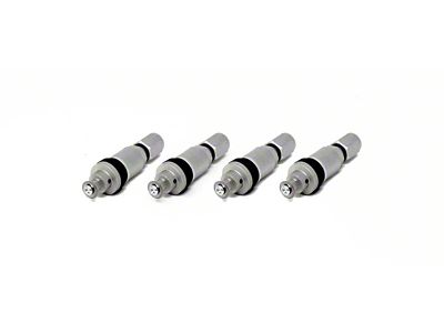 Torque Solution Billet TPMS Valve Stem Kit Silver 2008+ Subaru - TS-SU-558S-4