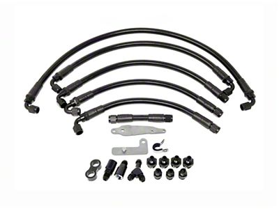 Torque Solution PTFE Fuel Line Kit for -6 Aeromotive - TS-SU-6FLK-AM-P-08