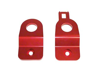 Torque Solution Red Radiator Stay Bracket: 02-07 Subaru Impreza Inc - TS-SU-204R