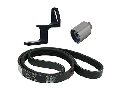 Torque Solution Reversed Intake Manifold Alternator Relocation Bracket Kit: 02-14 - TS-SU-440BK-K