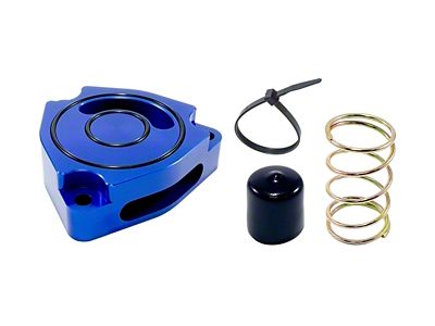 Torque Solution Blow Off BOV Sound Plate Blue 11+ Hyundai - TS-SP2-HVBU