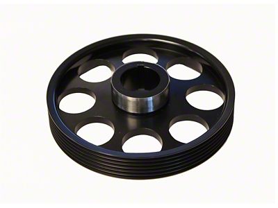 Torque Solution Lightweight Crank Pulley Black : Hyundai Genesis Coupe 3.8 - TS-GEN-005B