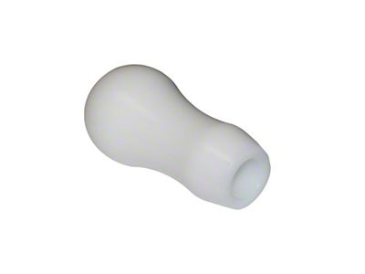 Torque Solution Delrin Tear Drop Tall Shift Knob White : Universal - TS-UNI-142w