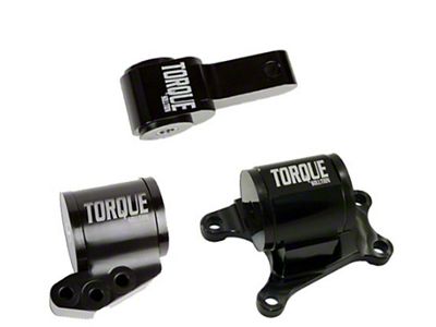 Torque Solution Mitsubishi EVO VII-IX Billet 3 piece mount Kit; - TS-EV-136