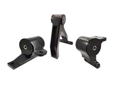 Torque Solution 3pc Rear Aluminum Engine Mount Kit: Mitsubishi Lancer/Ralliart/Evolution - TS-EX-124