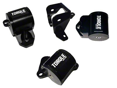 Torque Solution Billet Aluminum Mount Kit 3 Bolt : 96-00 Honda - TS-HA-EK3