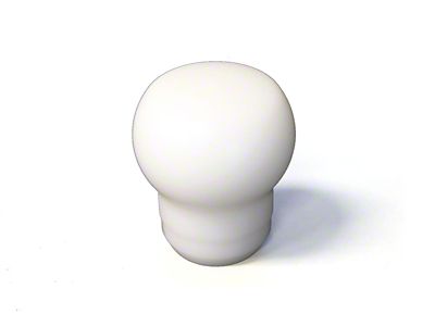 Torque Solution Delrin Shift Knob White : Universal 12x1.25
