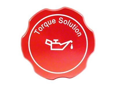 Torque Solution Billet Oil Cap 89+ Subaru - Red - TS-SU-313RD