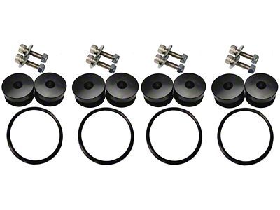 Torque Solution Billet Bumper Quick Release Kit Combo Black (Universal)