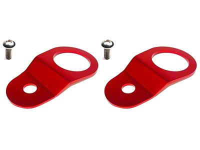 Torque Solution Radiator Mount Combo RED : Mitsubishi Evolution 7/8/9 - TS-EV-008c