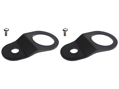 Torque Solution Radiator Mount Combo Black : Mitsubishi Evolution 7/8/9 - TS-EV-009c