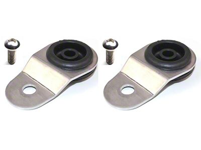 Torque Solution Radiator Mount Combo with Inserts Silver : Mitsubishi - TS-EV-010ic
