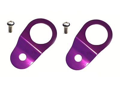 Torque Solution Radiator Mount Combo with Inserts Purple : Mitsubishi - TS-EV-013IC