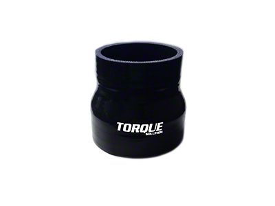 Torque Solution Transition Silicone Coupler 2.25in to 3in Black Universal - TS-CPLR-T2253BK