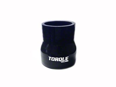 Torque Solution Transition Silicone Coupler: 2 inch to 2.5 inch - TS-CPLR-T225BK