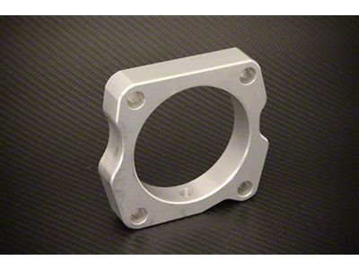 Torque Solution Throttle Body Spacer Silver : Acura TL 2004-2007 - TS-TBS-003-1