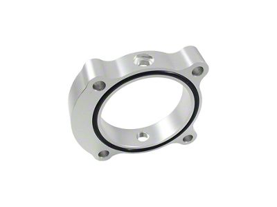 Torque Solution Throttle Body Spacer Silver : 2013+ Hyundai Genesis Coupe - TS-TBS-029
