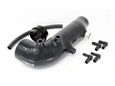 Torque Solution Turbo Inlet Hose Black: 02-07 Subaru WRX / - TS-SU-463BK