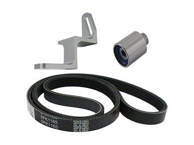 Torque Solution Reversed Intake Manifold Alternator Relocation Bracket Kit Silver - TS-SU-440S-K