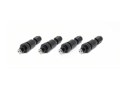Torque Solution Billet TPMS Valve Stem Kit Black 2008+ Subaru - TS-SU-558BK-4
