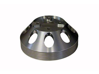 Torque Solution Lightweight Water Pump Pulley Silver : Hyundai Genesis Coupe - TS-GEN-003S