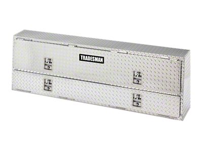Tradesman Aluminum Professional Rail Top Mount L-Wing Box 72in. - 8272