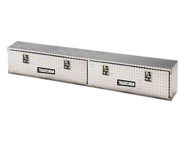 Tradesman Aluminum Top Mount L-Wing Box 72in. - Brite - 8172T