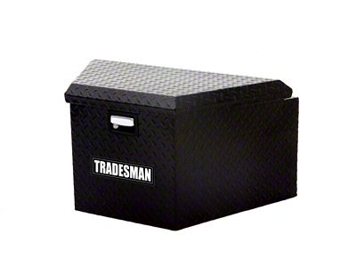 Tradesman Aluminum Trailer Tongue Storage Box 16in. - Black - 76120