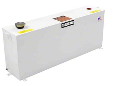 Tradesman Steel Full-Mid Size Vertical Liquid Storage Tank - White - 83737