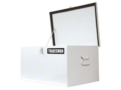 Tradesman Steel Job Site Box/Chest Light Duty/Small 24in. - White - 88024T