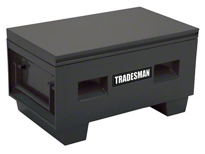 Tradesman Steel Job Site Box/Chest Light Duty/Small 32in. - Black - 708036