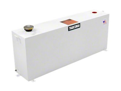 Tradesman Steel Rectangular Liquid Storage Tank Full Size - White - 83010T