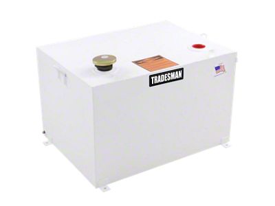 Tradesman Steel Rectangular Liquid Storage Tank - White - 83055