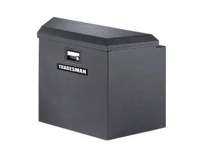 Tradesman Steel Trailer Tongue Storage Box 16in. - Black - 76220