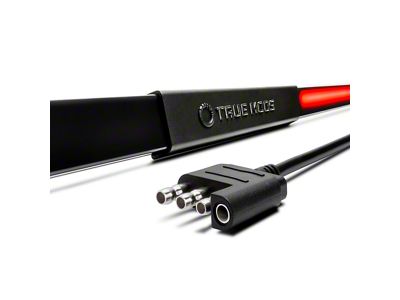 True Mods 49-Inch Tailgate LED Light Bar with Reverse Light; Smoked (Universal; Some Adaptation May Be Required)
