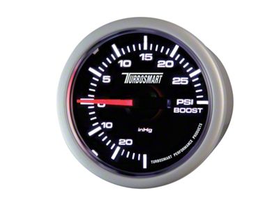 Turbosmart 52mm Mechanical Boost Gauge; 30 PSI (Universal; Some Adaptation May Be Required)