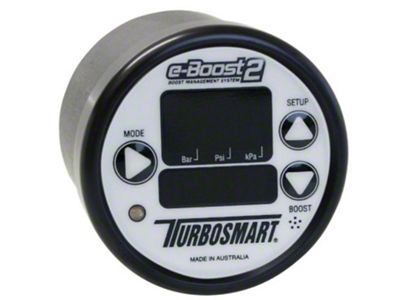 Turbosmart EB2 66mm Black Bezel Black Gauge Face Replacement Head - TS-0301-3006