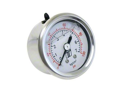 Turbosmart FPR Gauge 0-100psi Liquid Fill - TS-0402-2023